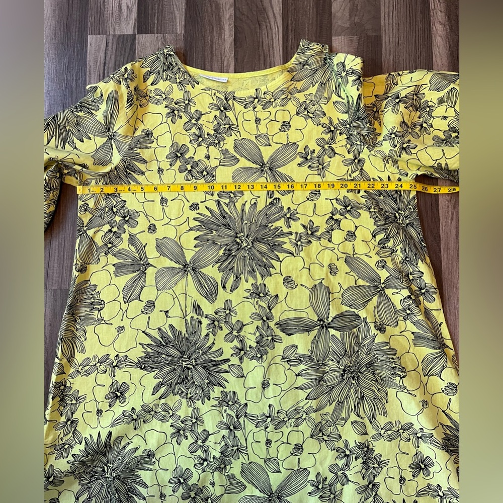 Bryn Walker 100% Linen Carina Floral Print Dress SZ L - Picture 7 of 13